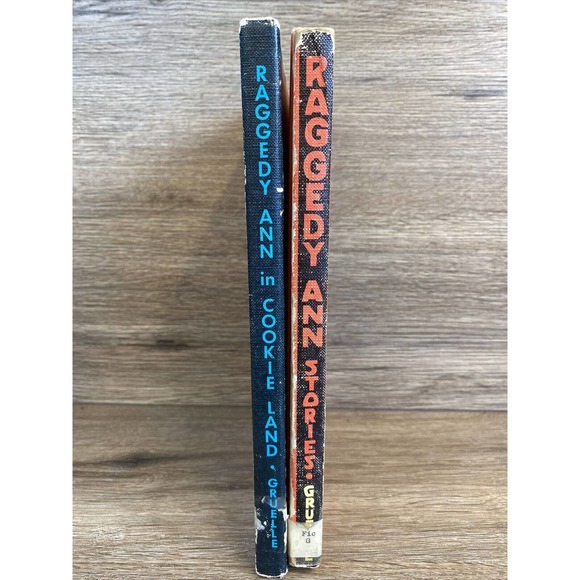 2 Lot Raggedy Ann in Cookie Land & Raggedy Ann Stories Books Johnny Gruelle 60’s - Picture 3 of 16